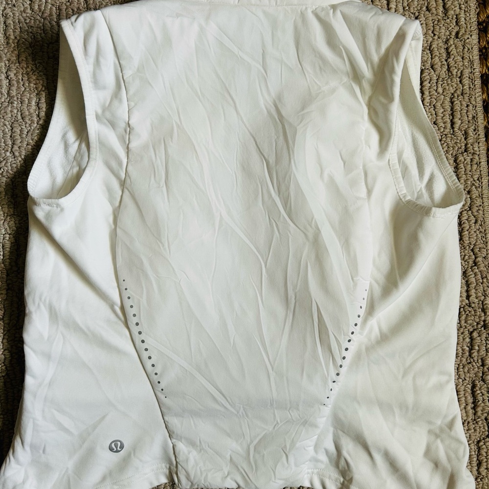 Lululemon Cream Zip-Up Jacket